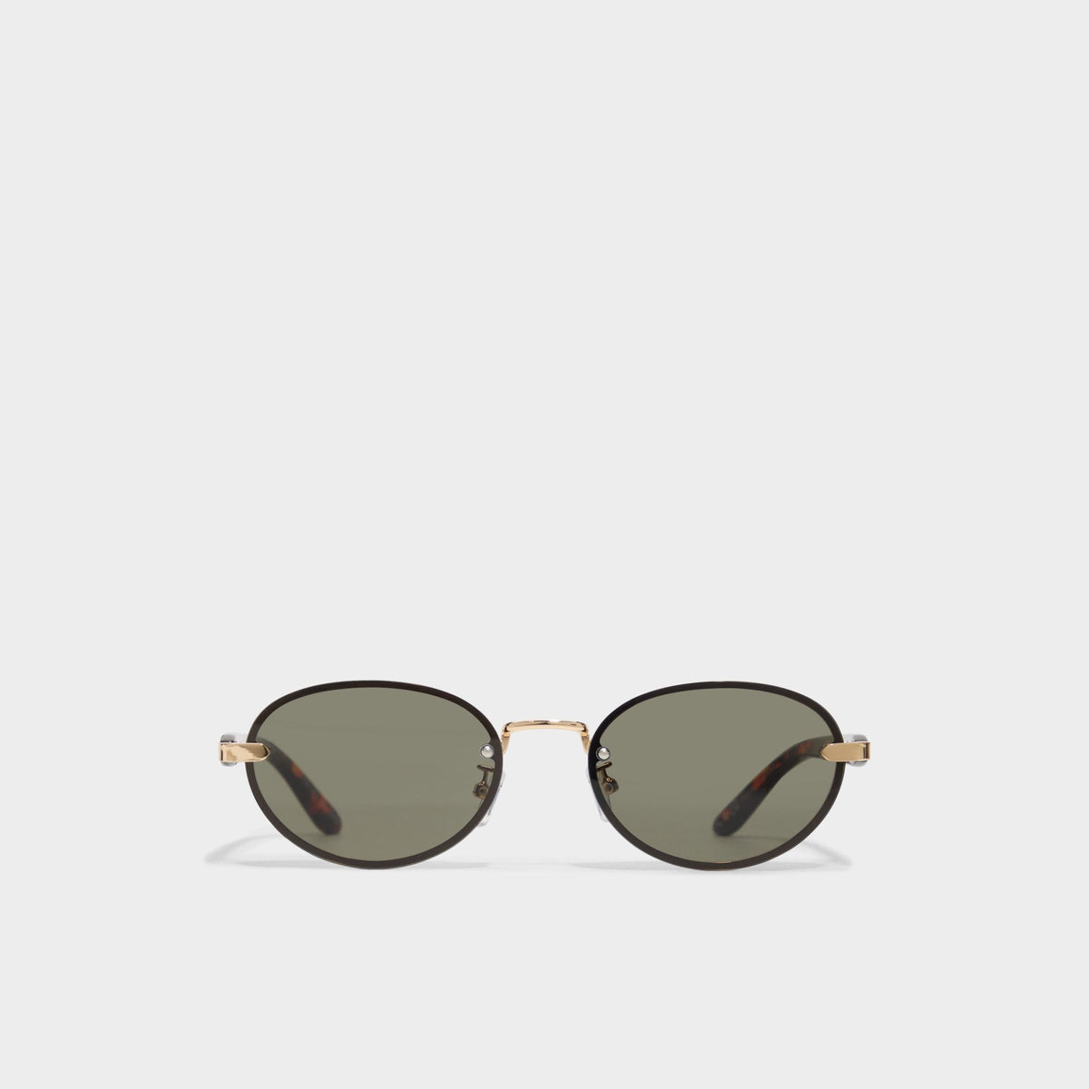 Alicee in Other Brown - Oval sunglasses