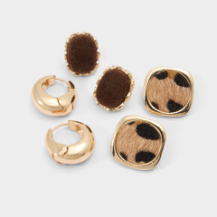 Wildchic in Other Brown - Earring set