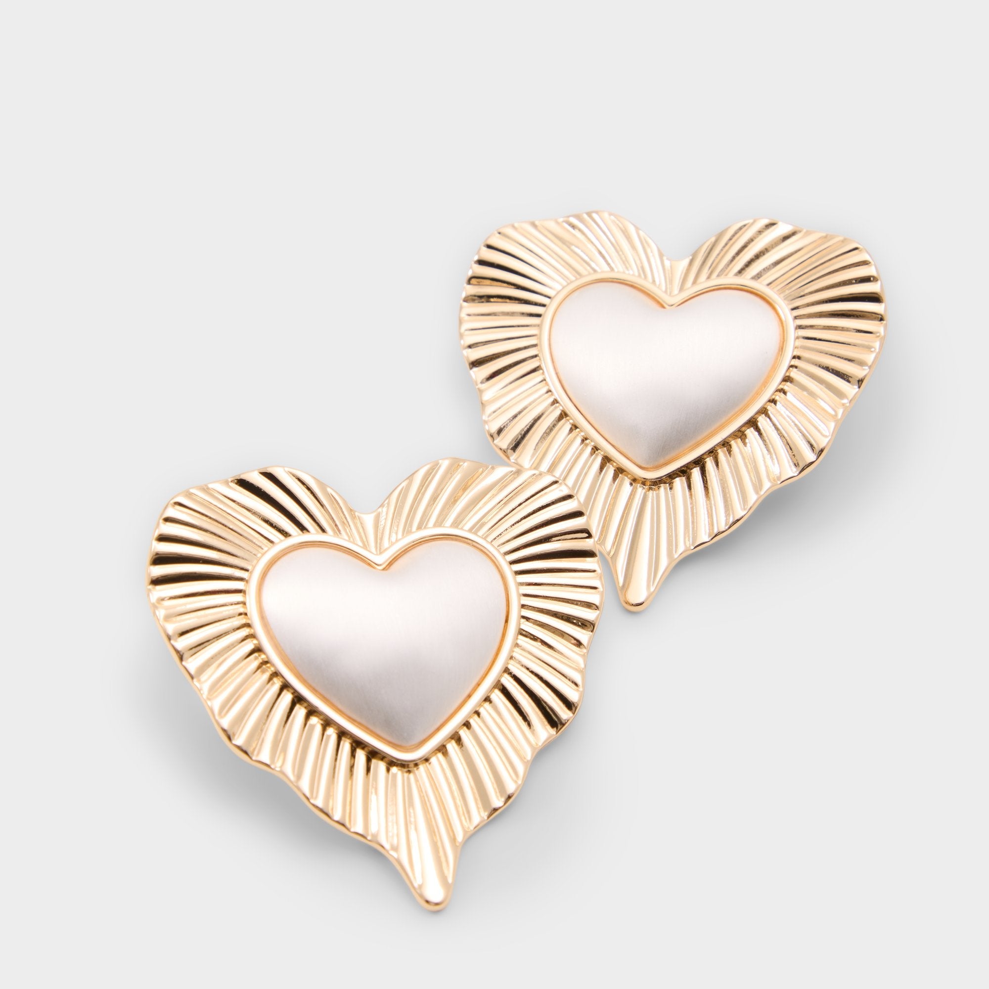 Valentine in Metallic Multi - Statement earrings
