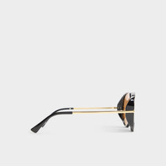 Eliiana in Black Gold Multi - Aviator sunglasses