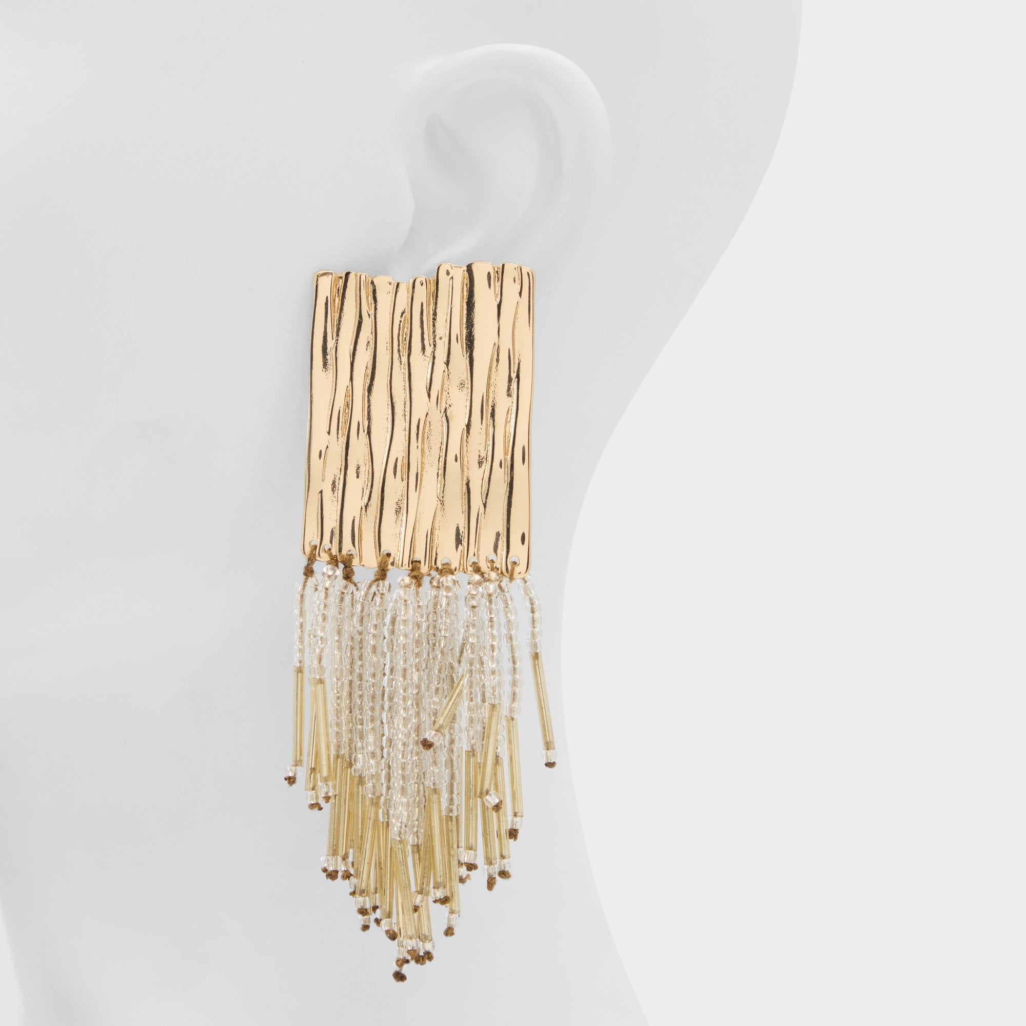 Dazira in Light Yellow - Statement earrings