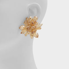 Glowria in Medium Beige - Statement earrings