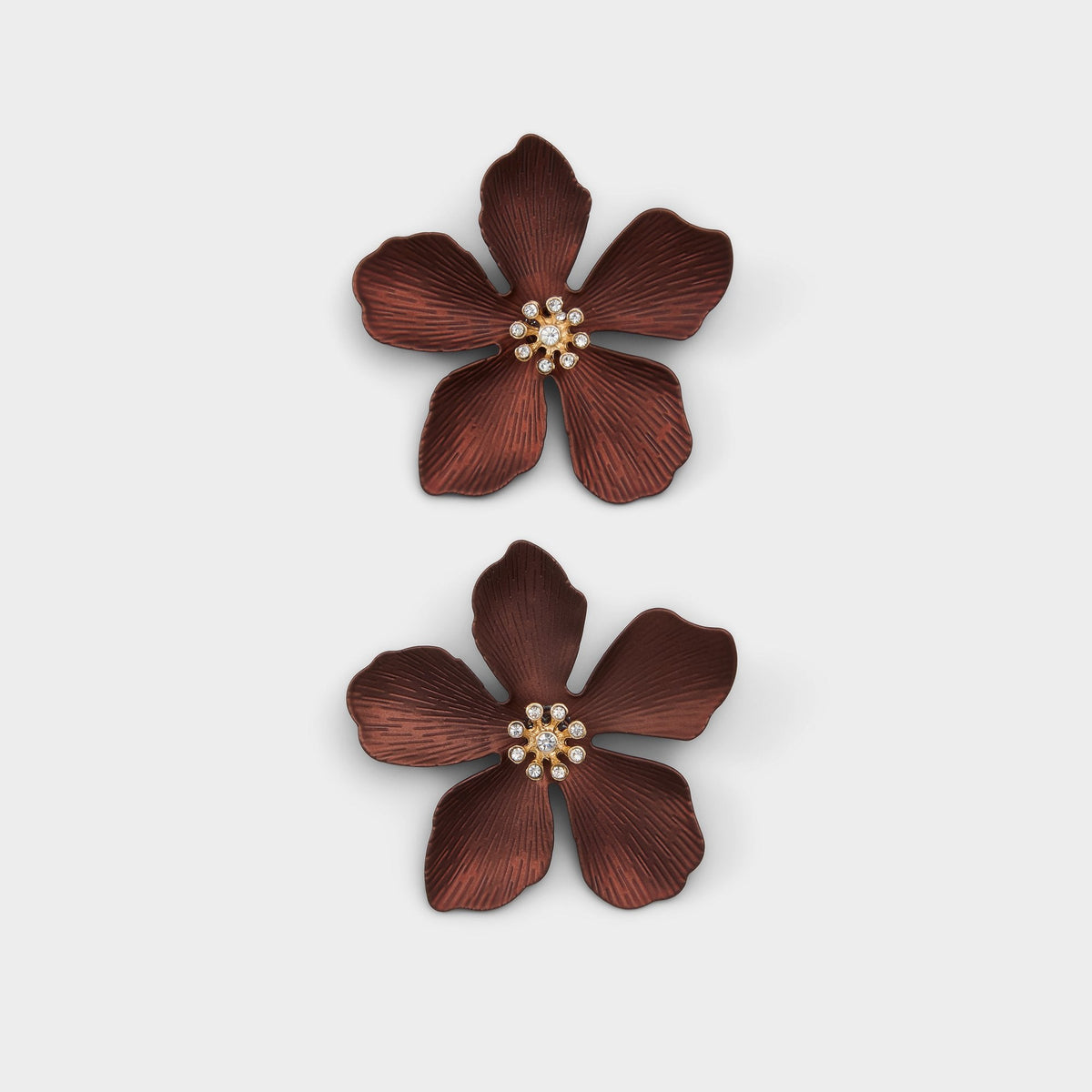 Maflorra in Brown - Statement earrings