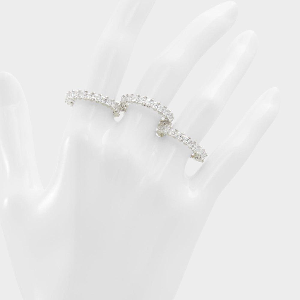 Aschianamini Silver/Clear Multi Women's Rings - Ring