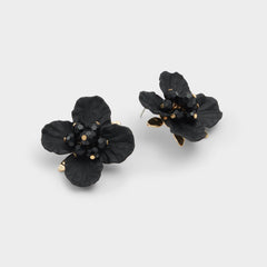 Bamey in Black - Statement earrings