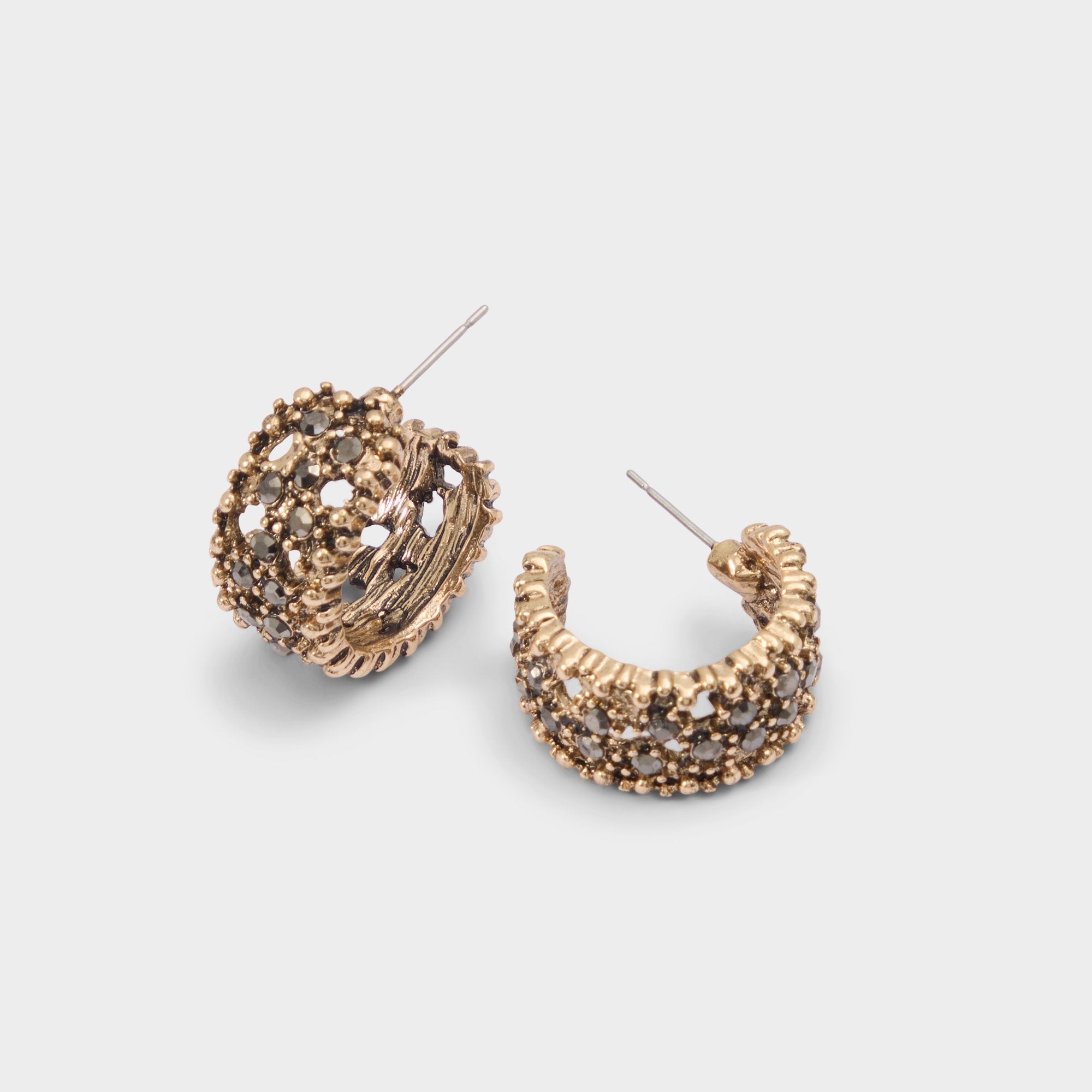 Maplevale in Grey - Hoop earrings