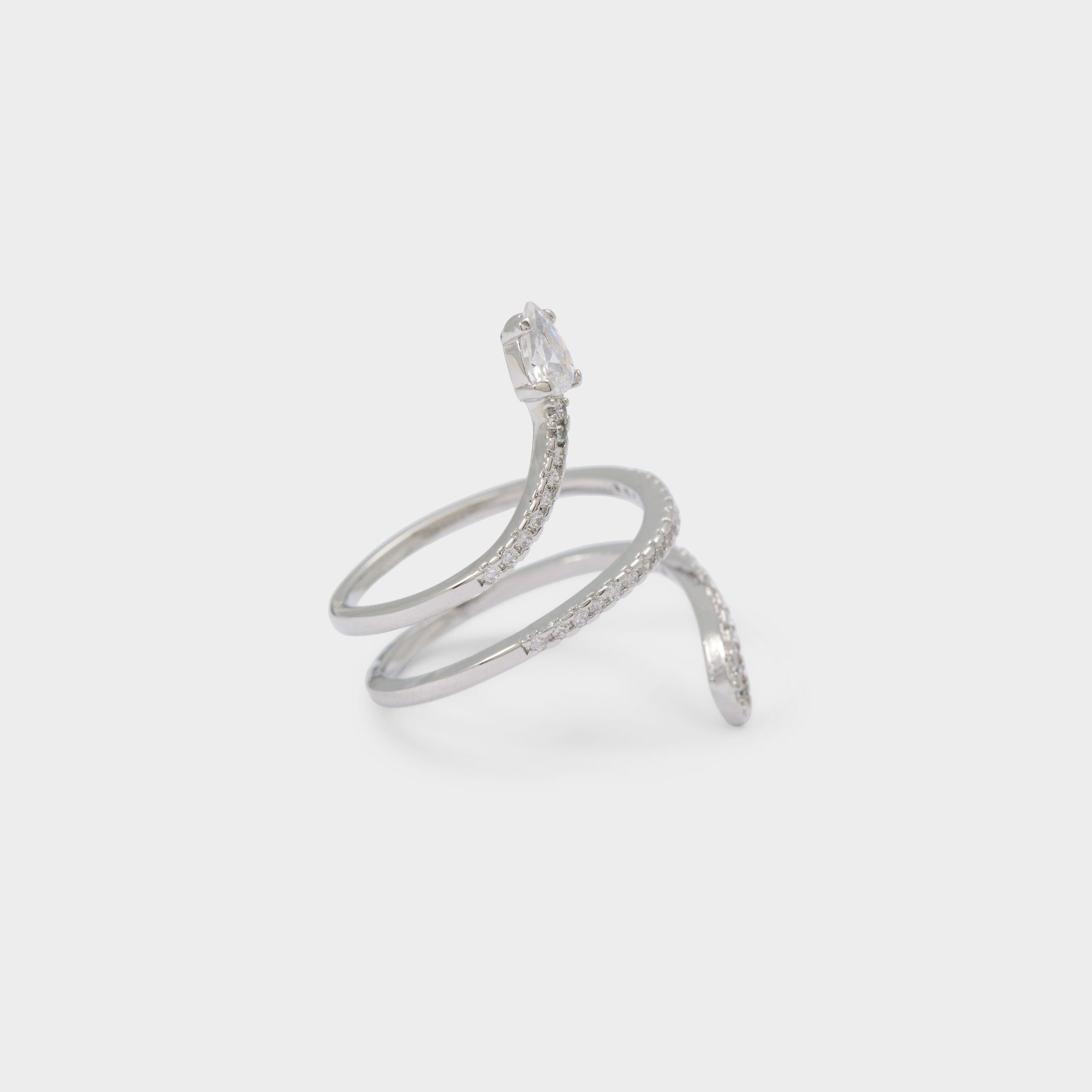 Mirienad in Silver Clear Multi - Ring