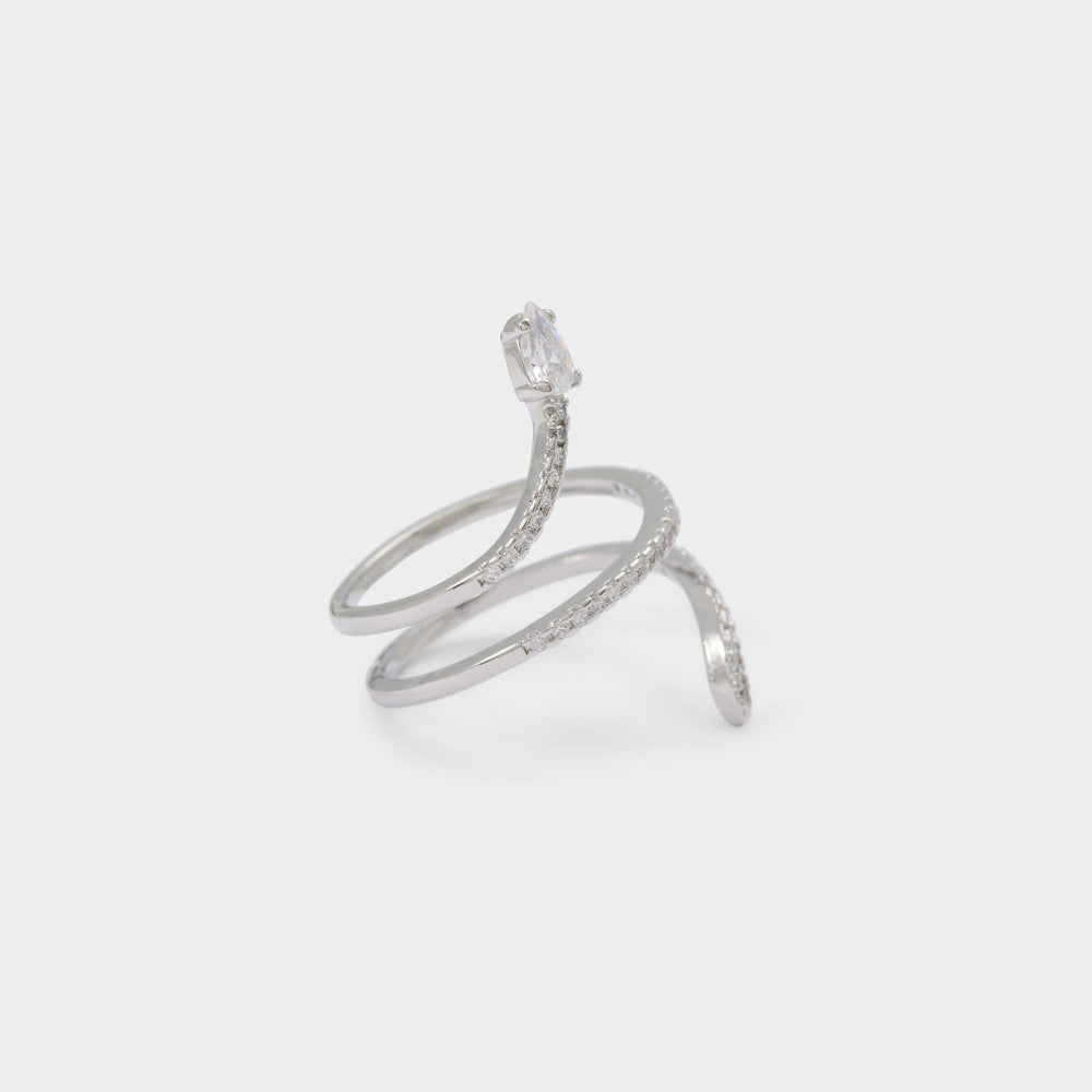 Mirienad in Silver Clear Multi - Ring