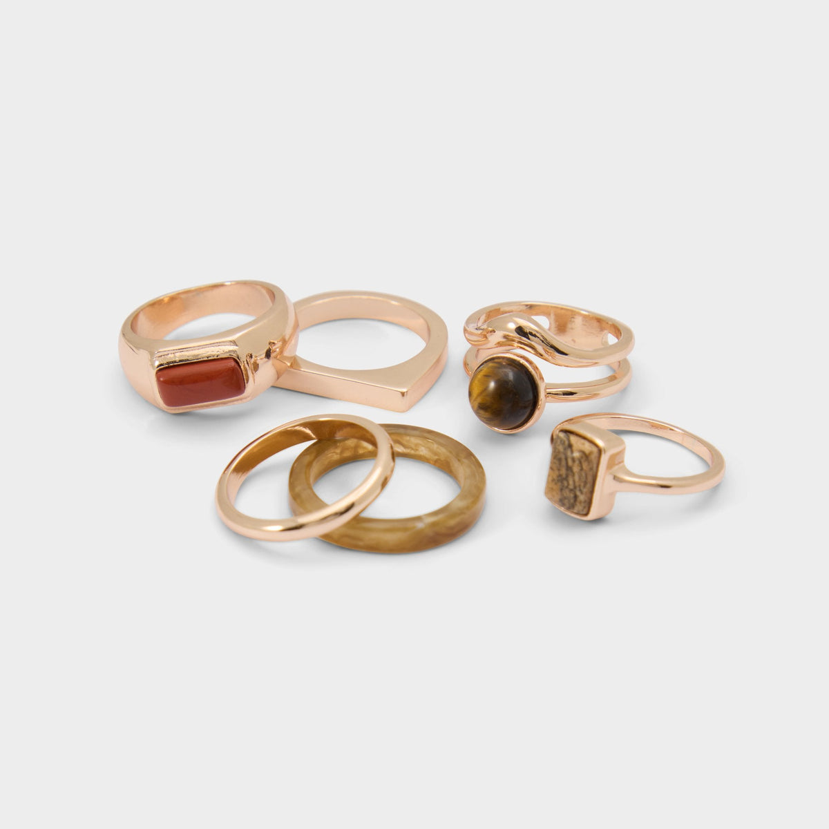 Ammara Other Brown Women's Rings - Stackable rings