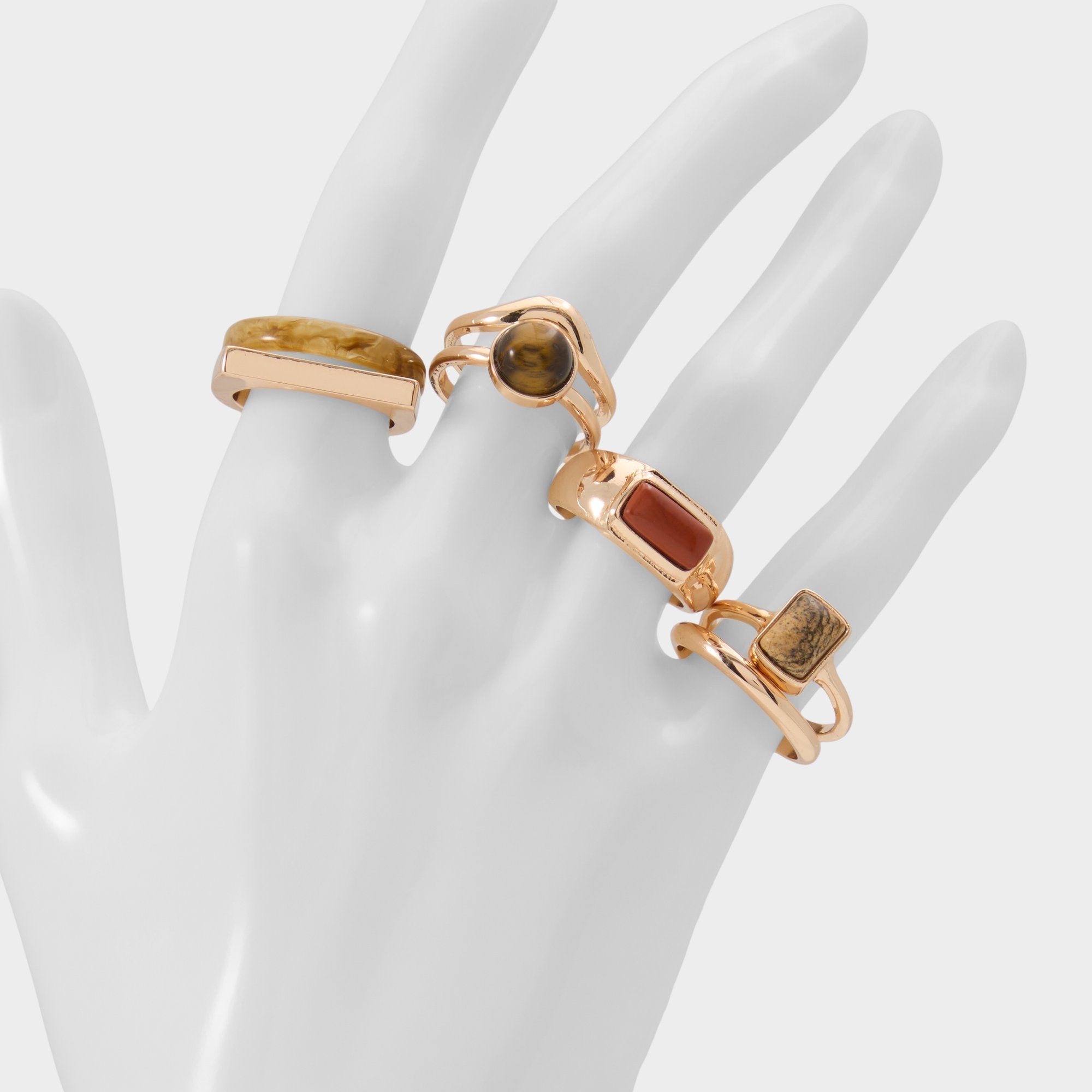 Ammara Other Brown Women's Rings - Stackable rings