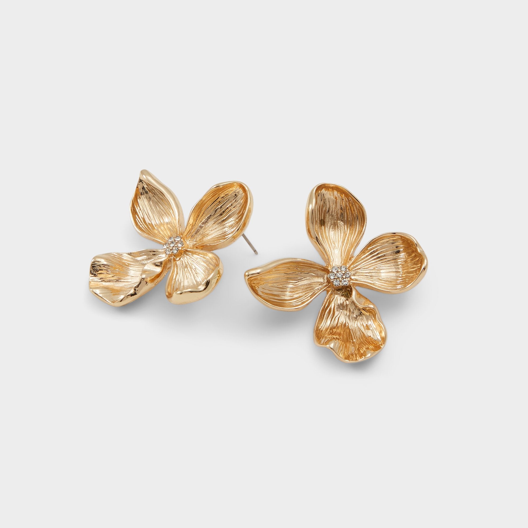 Floraluxe Gold/Clear Multi Women's Earrings - Earrings