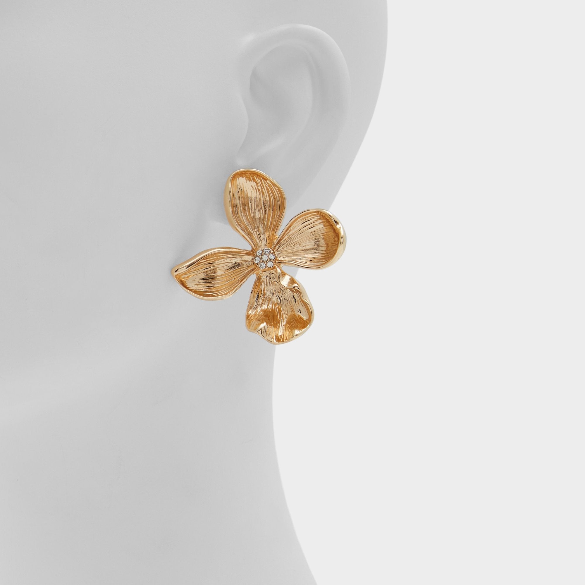 Floraluxe Gold/Clear Multi Women's Earrings - Earrings