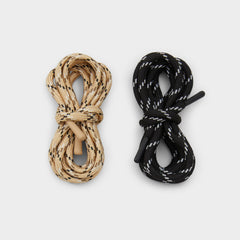 Loopz Black Women's Shoe Charms & Laces - Shoelaces