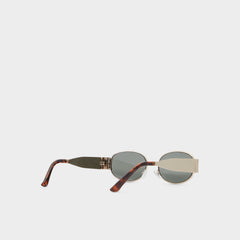 Unirerin Gold Women's Round - Round sunglasses