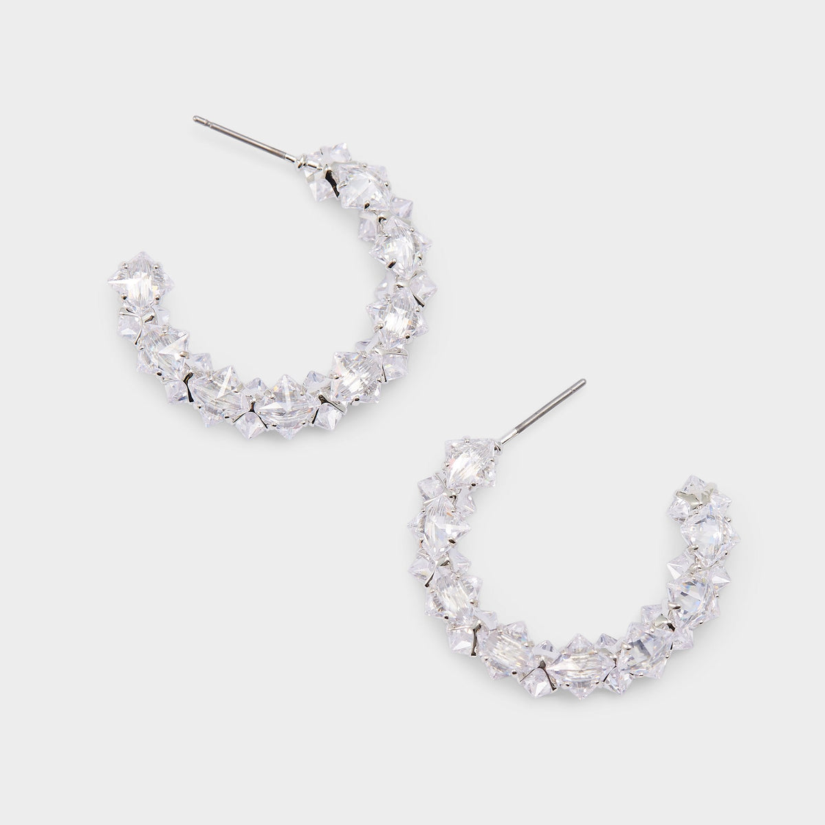 Adedrimar Silver/Clear Multi Women's Cubic Zirconia - Earrings