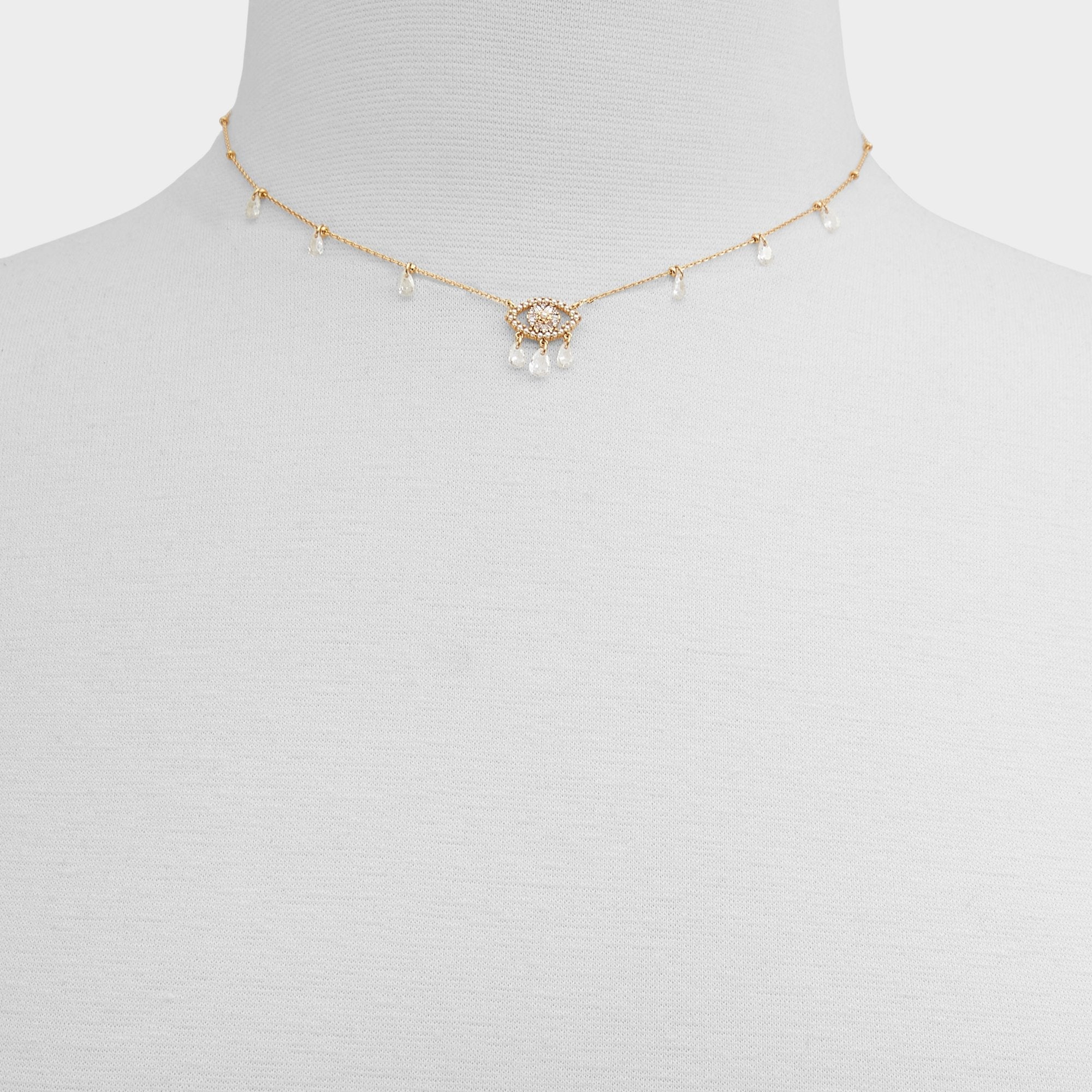 Umiramas Light Blue Women's Cubic Zirconia - Necklace