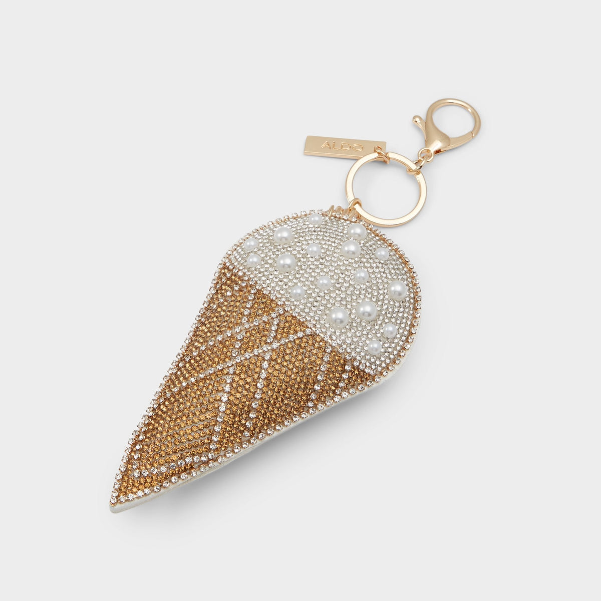 Scoops Gold/Clear Multi Women's Bag Charms & Keychains - Bag charm