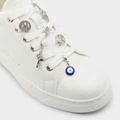 Lacecharms Silver/Clear Multi Women's Shoe Charms & Laces - Shoe charms