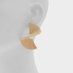Fariasun Medium Beige Women's Earrings - Statement earrings