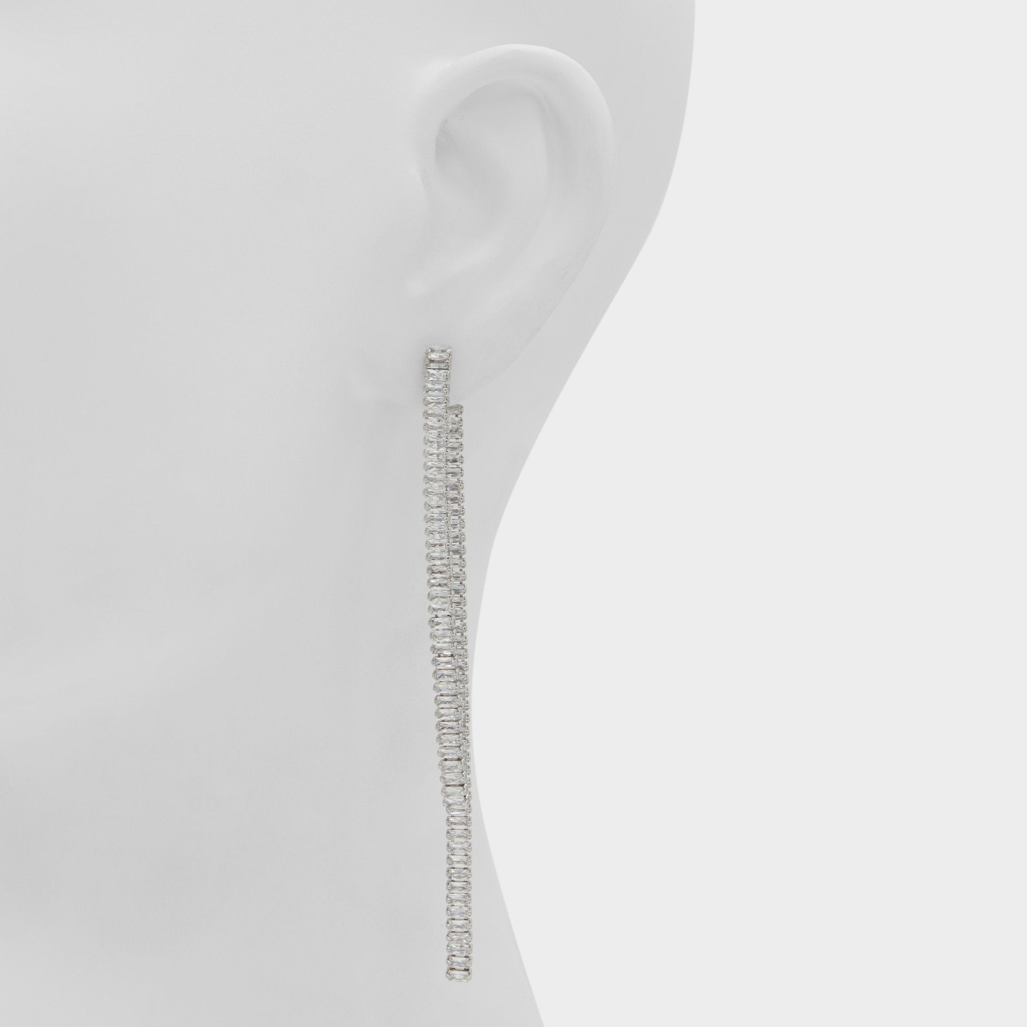 Svetna Silver/Clear Multi Women's Earrings - Drop earrings