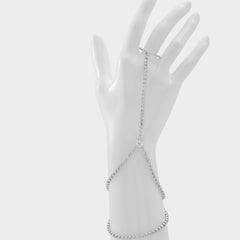 Unenda Silver/Clear Multi Women's Bracelets - Hand chain