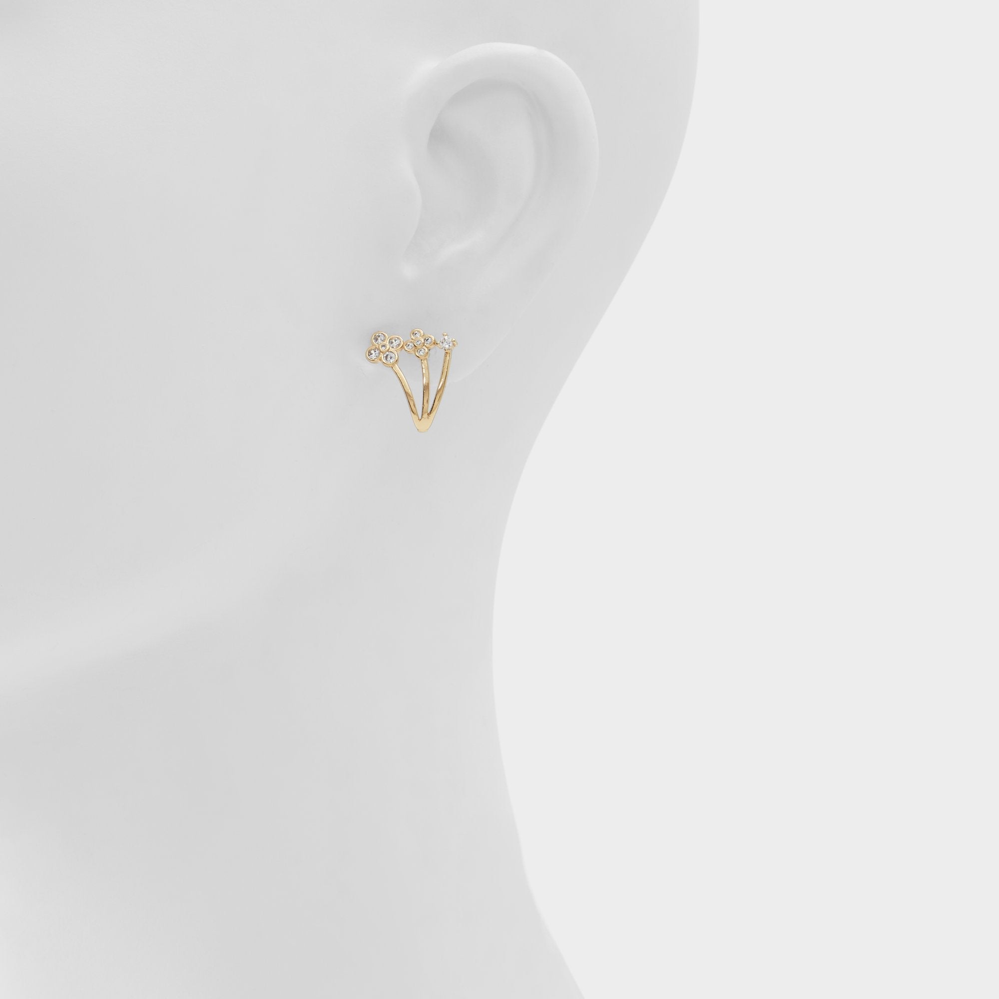Asieweth Gold/Clear Multi Women's Earrings - Earrings