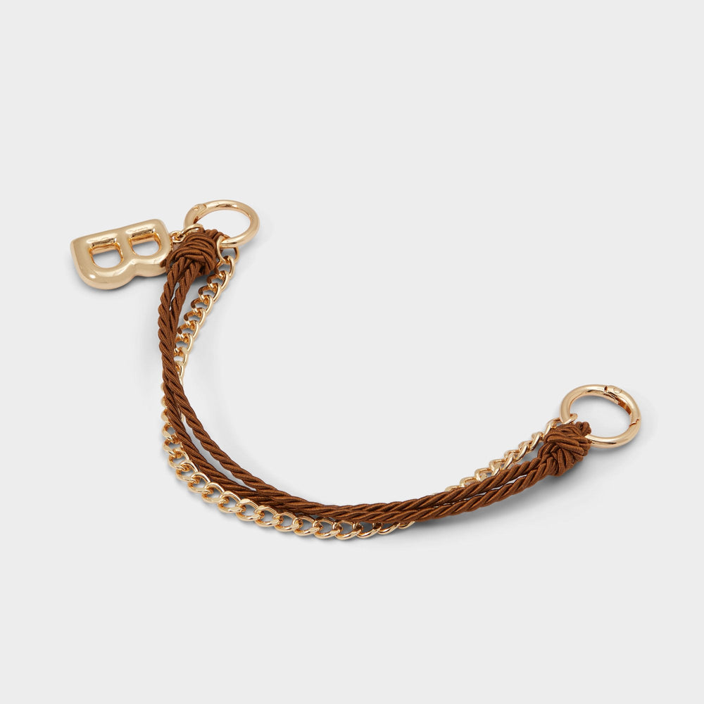 Alphabet Dark Yellow Women's Bag Charms & Keychains - Bag charm