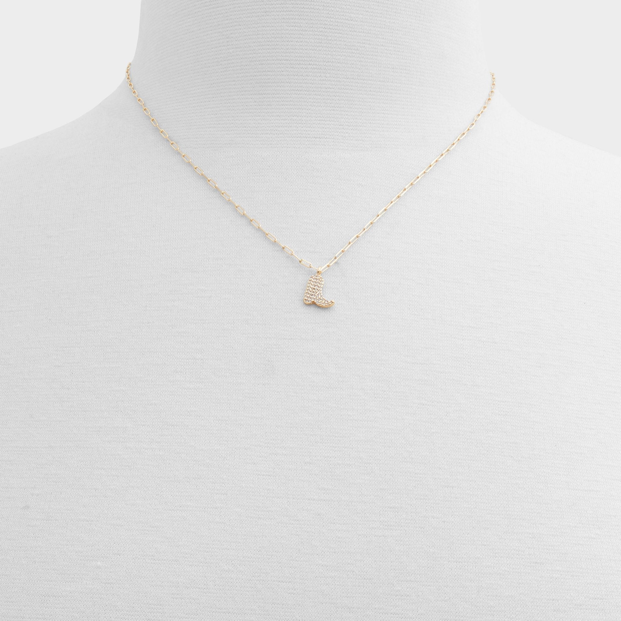 Lassolove Gold/Clear Multi Women's Necklaces - Pendant necklace