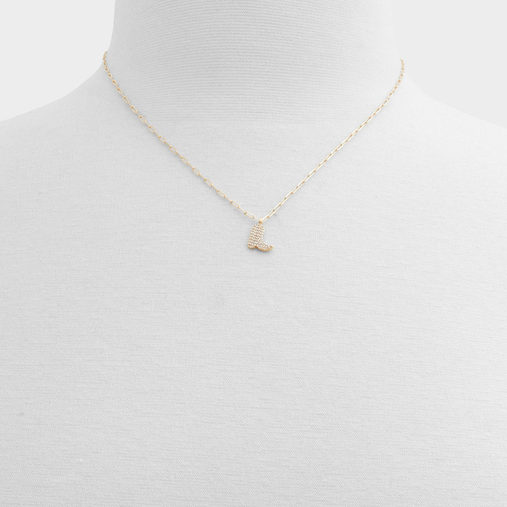 Lassolove Gold/Clear Multi Women's Necklaces - Pendant necklace