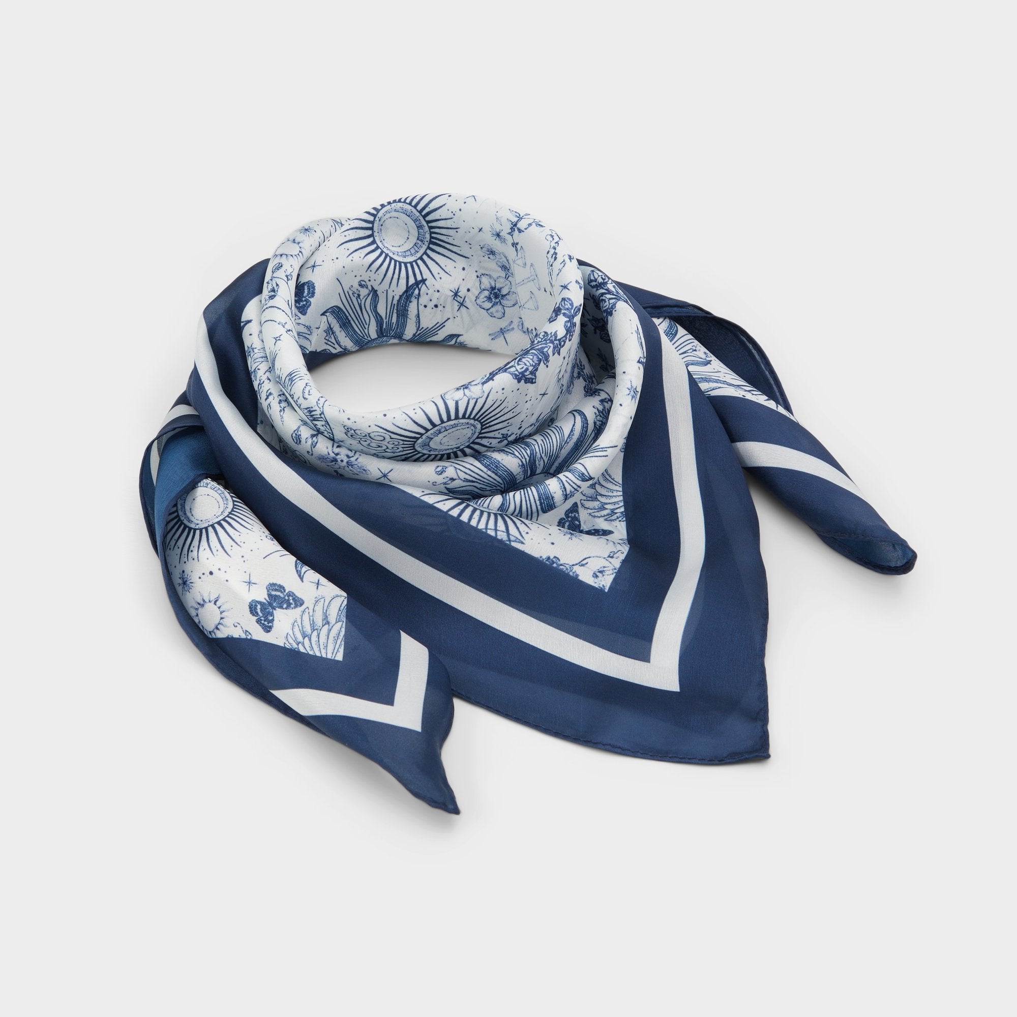 Wilse Navy Women's Scarves - Scarf