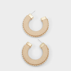 Terraa Beige Women's Earrings -