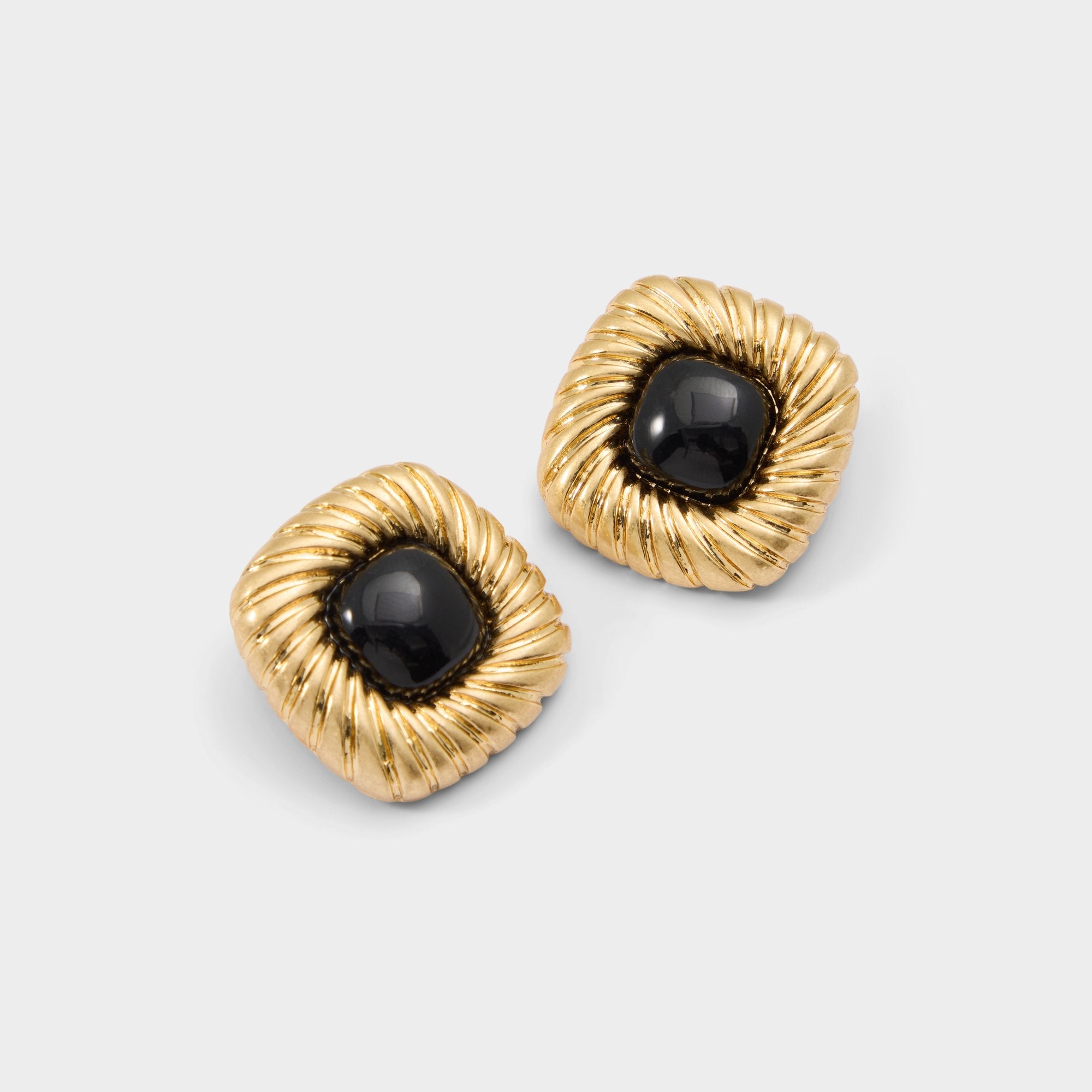 Myrage in Black Gold Multi - Statement earrings