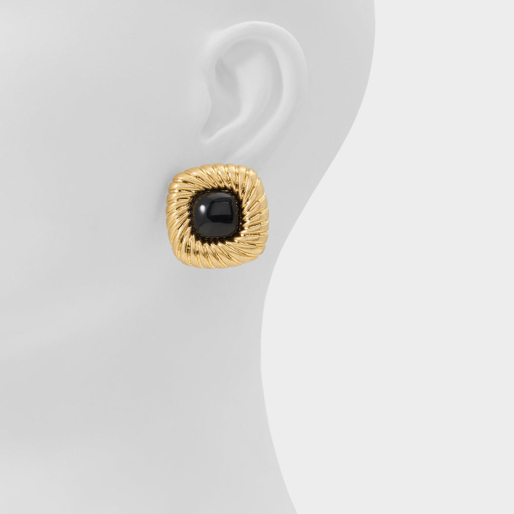 Myrage in Black Gold Multi - Statement earrings