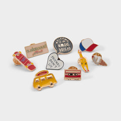 Hawkins1987 in Bright Multi - Decorative pins