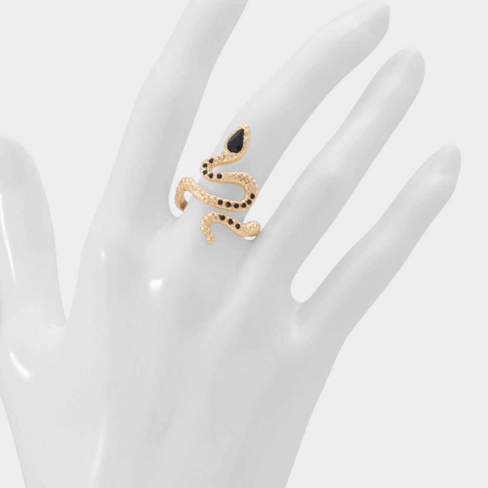 Snakesie in Black Gold Multi - Ring