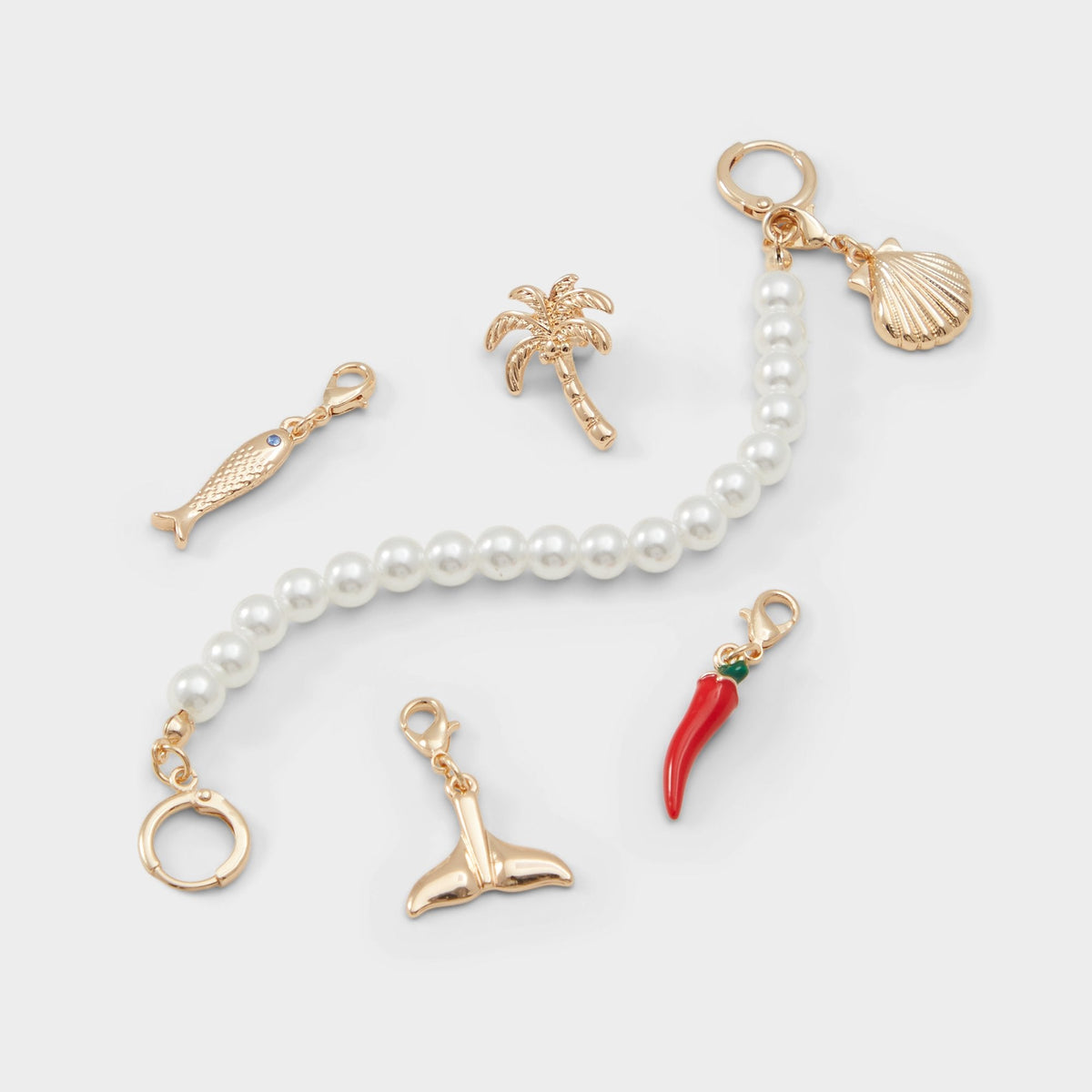 Tropico Red Women's Shoe Charms & Laces - Shoe charms