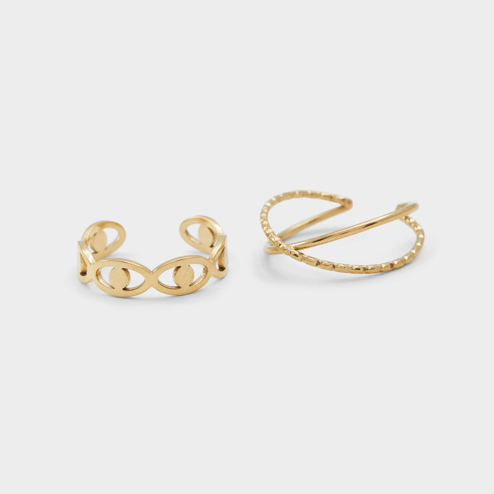 Twisted Gold Women's Stainless Steel - Toe ring