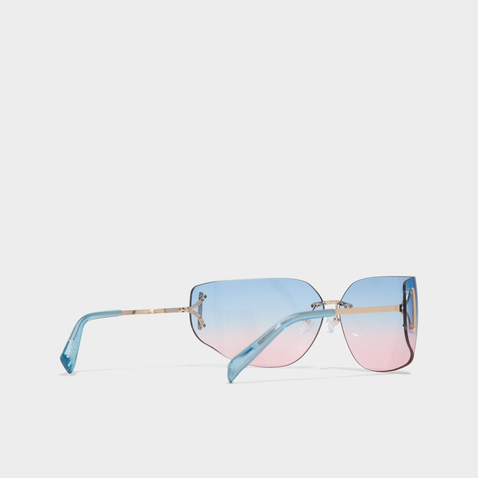 Pigowenx Light Blue Women's Square - Square sunglasses