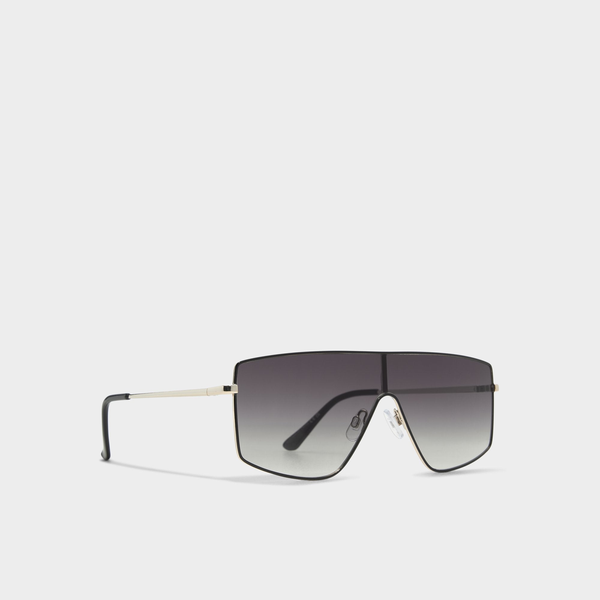 Priren Black/Gold Multi Women's Shield - Shield sunglasses