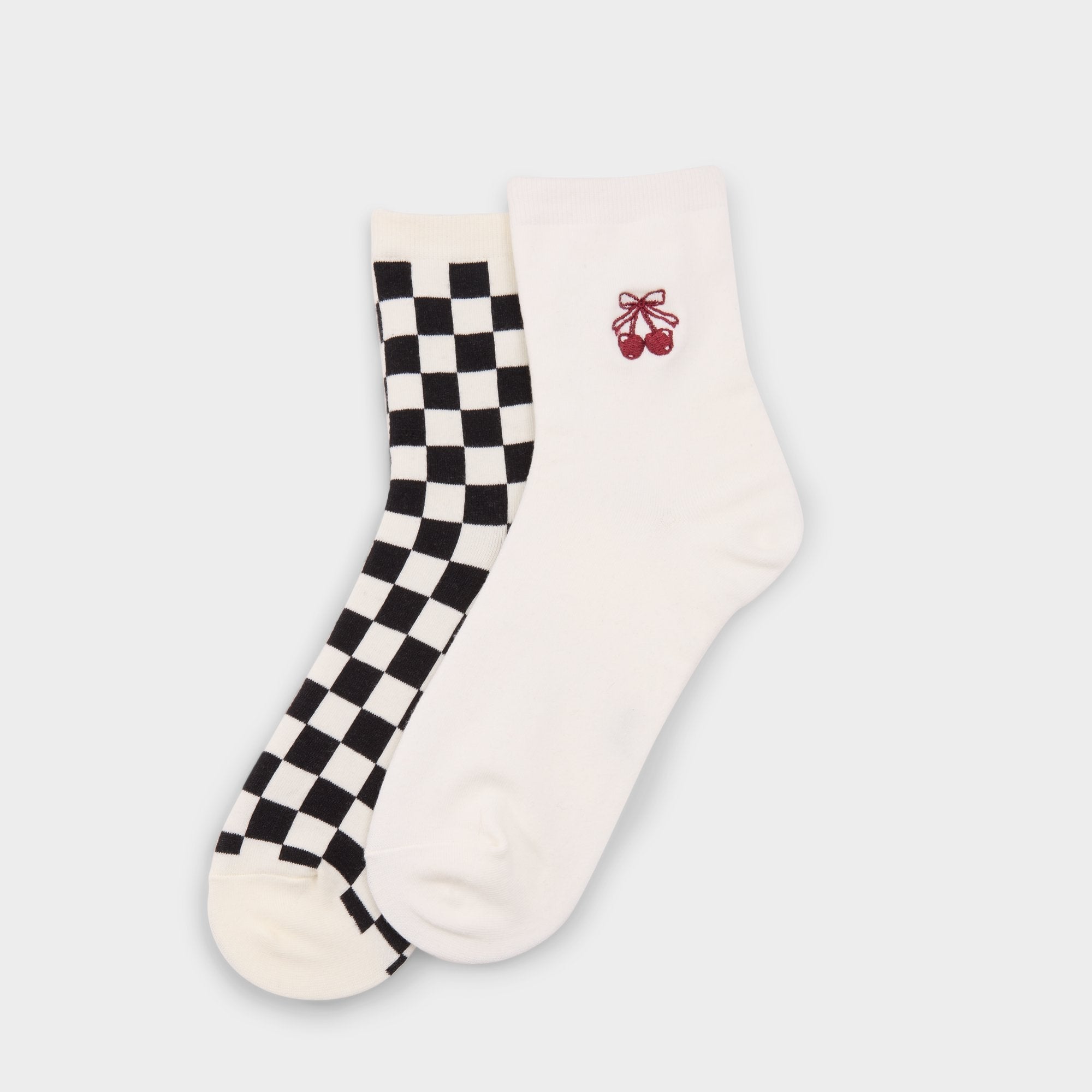 Cherryup in Black White - Socks