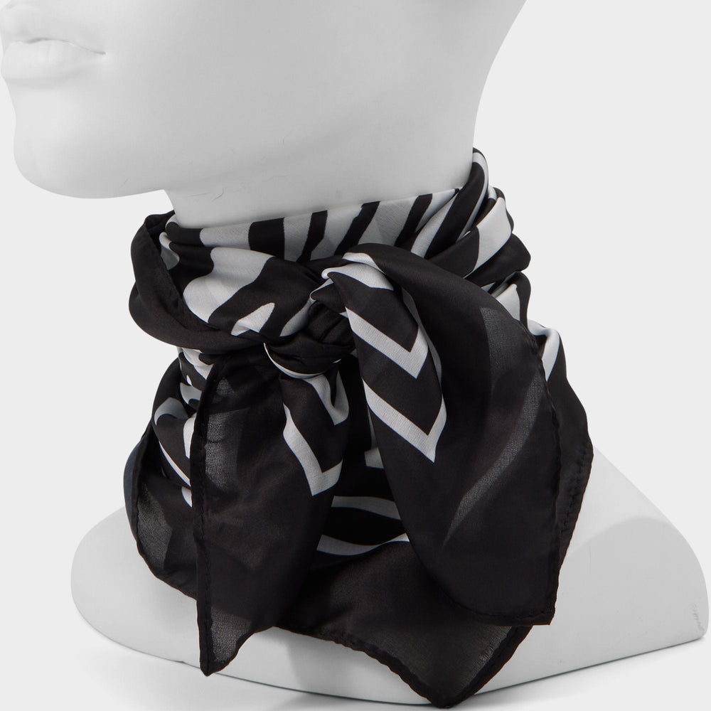 Zebria Black/White Women's Scarves - Scarf