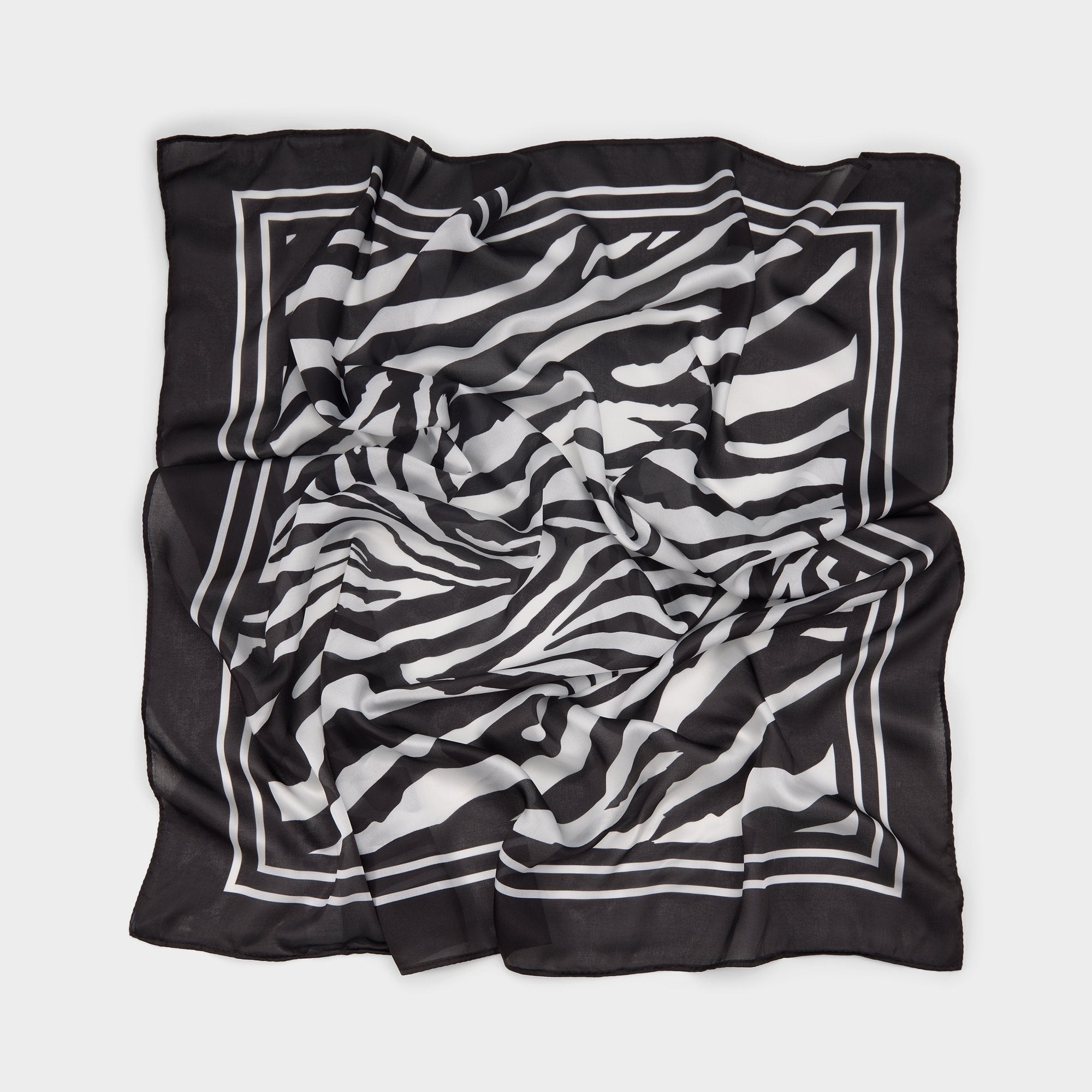 Zebria Black/White Women's Scarves - Scarf