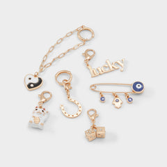 Fortunes Blue Women's Shoe Charms & Laces - Shoe charms