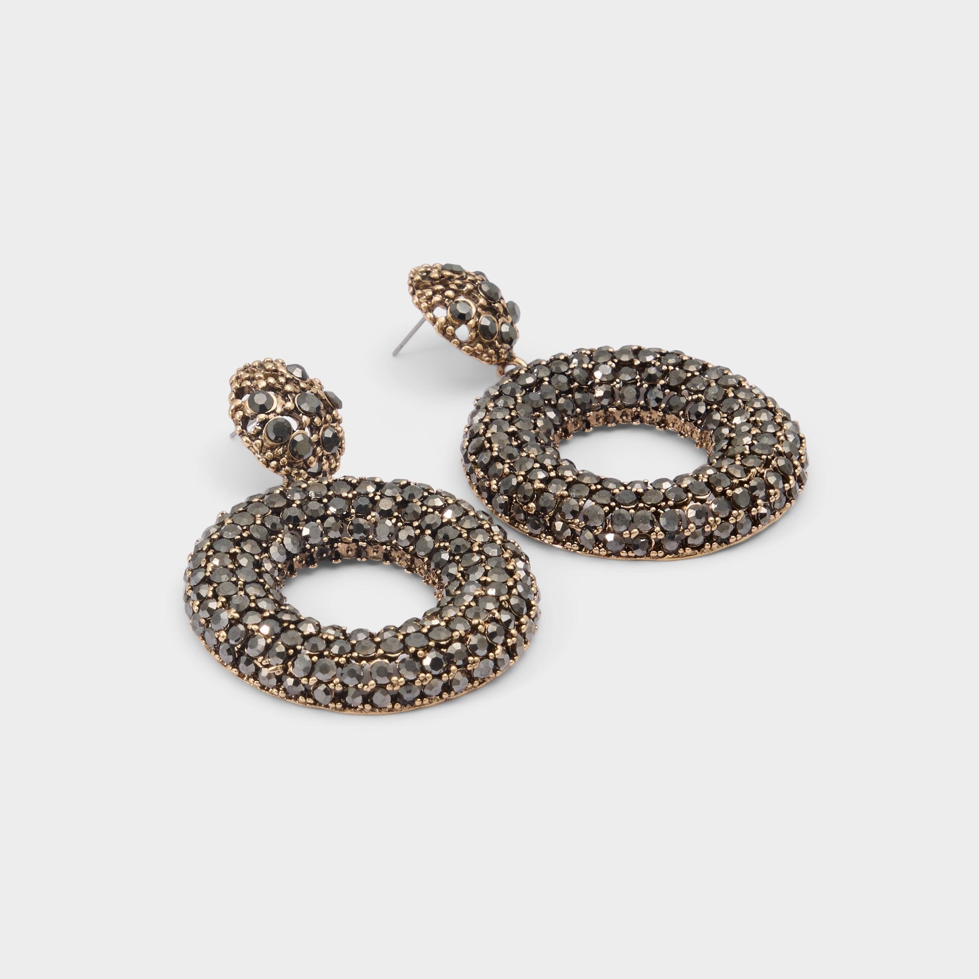 Stonebrooke in Grey - Hoop earrings