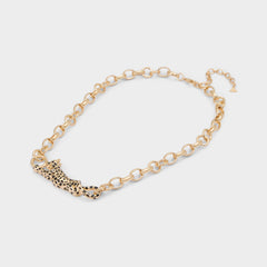 Panthere in Black Gold Multi - Pendant necklace