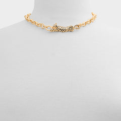 Panthere in Black Gold Multi - Pendant necklace