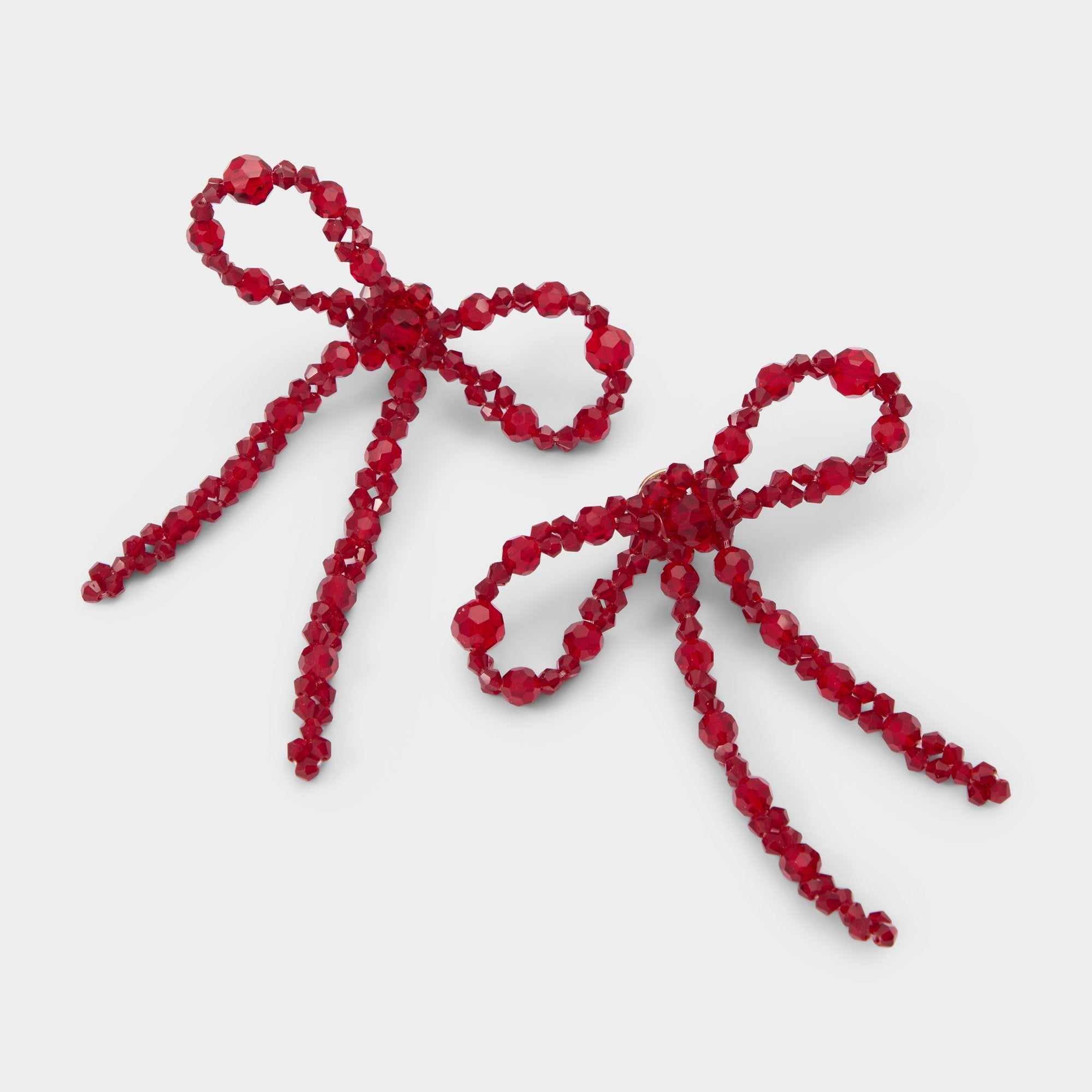 Tinsla in Bordo - Statement earrings