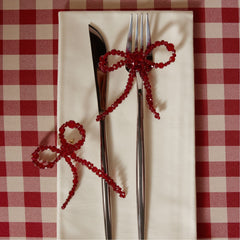 Tinsla in Bordo - Statement earrings