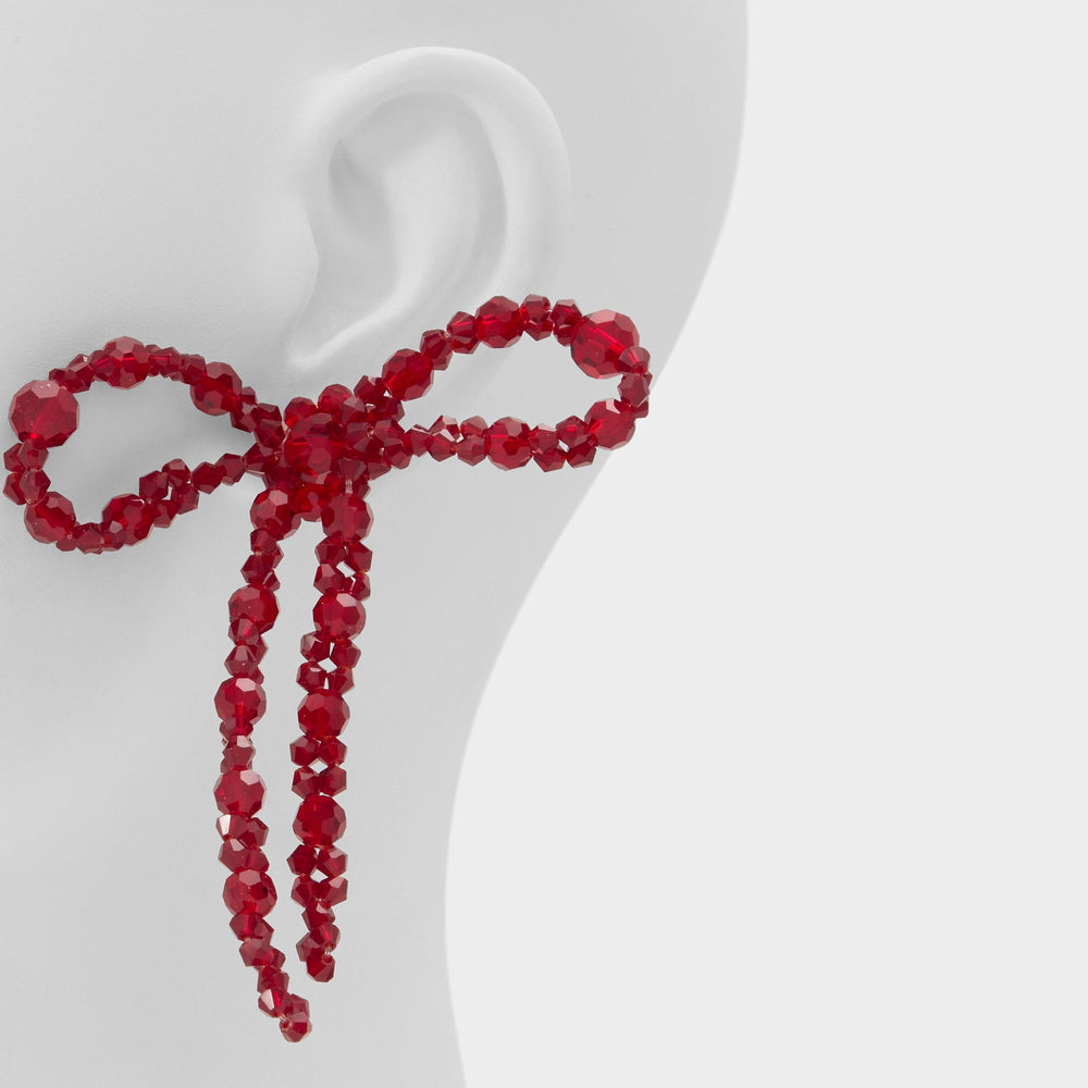 Tinsla in Bordo - Statement earrings