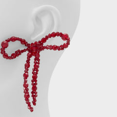 Tinsla in Bordo - Statement earrings